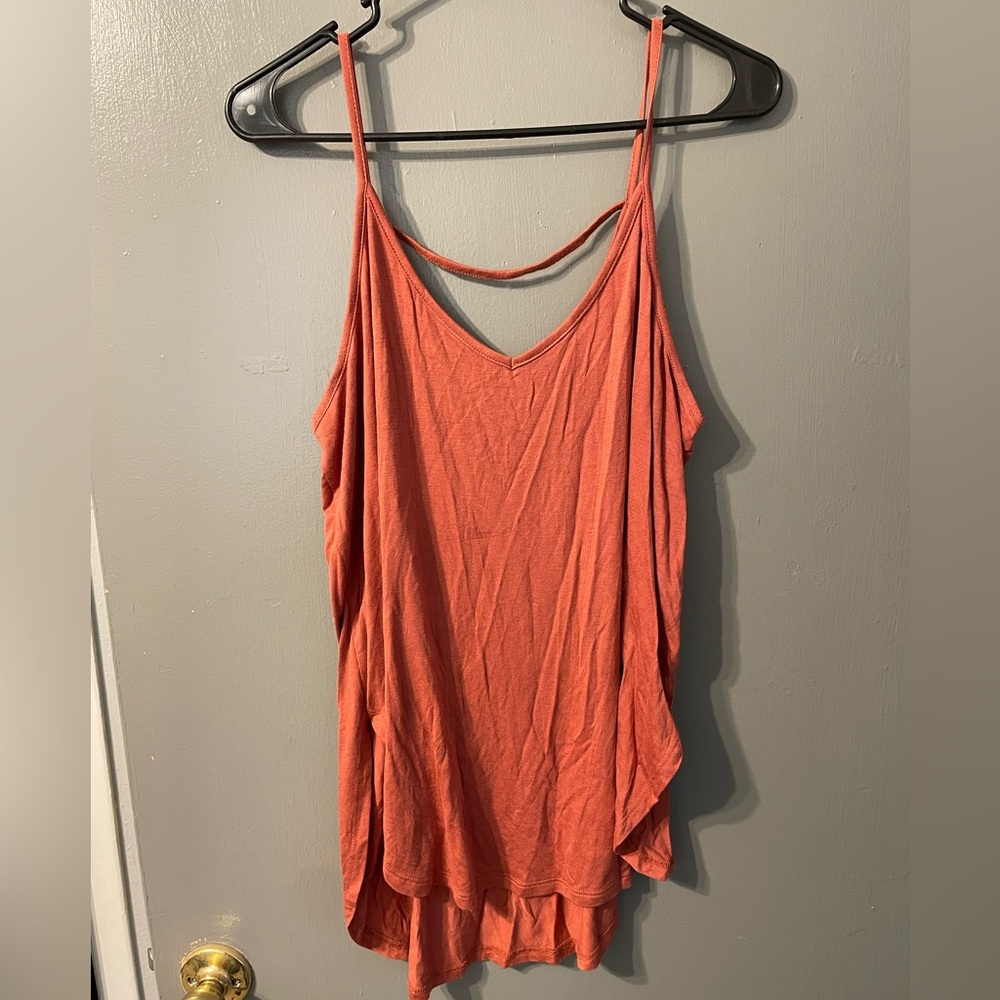 Z Supply Orange Strappy Tank Top